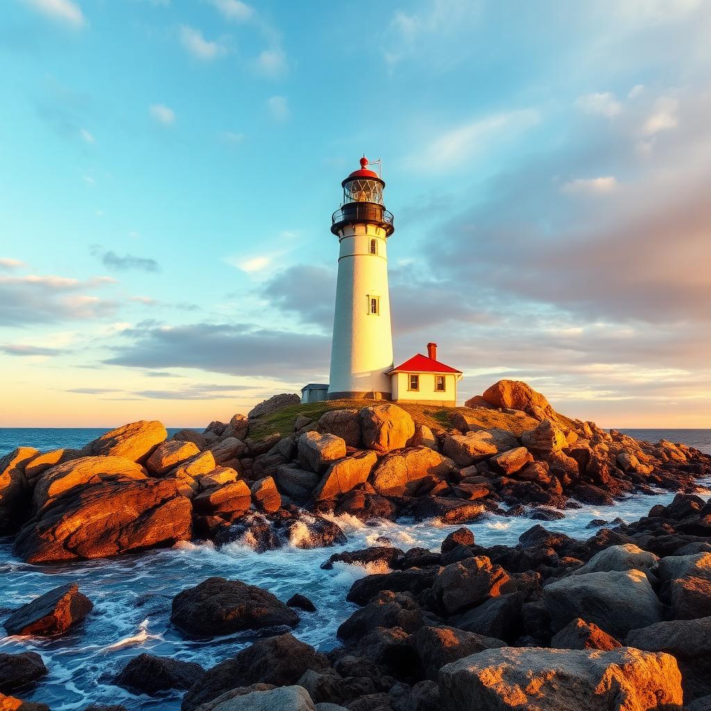Portland Head Light in Cape Elizabeth, Maine — the coastline Southern Maine roofs weather every winter
